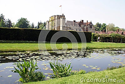 River Eden, Hever Castle Landscape, England Stock Photo