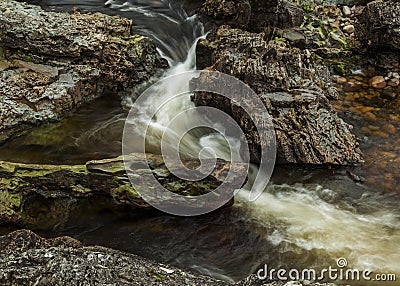 River Etive, Glen Etive, Scotland. Stock Photo