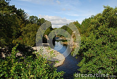 River Fechlin2 Whitebridge Stock Photo