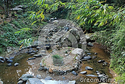 Banyu Nget East Java, Indonesia Stock Photo