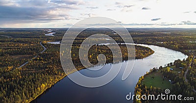 River in foliage forest 01 Stock Photo