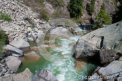 River in Grigorevsky gorge Stock Photo