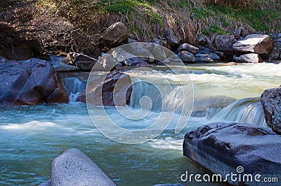 River in Grigorevsky gorge Stock Photo