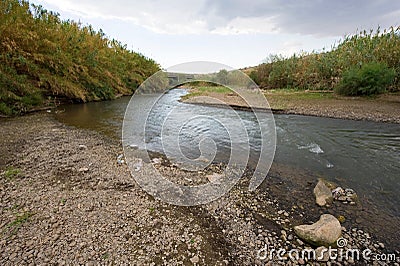 The river Jordan Stock Photo