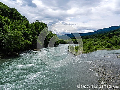 River Laba Stock Photo
