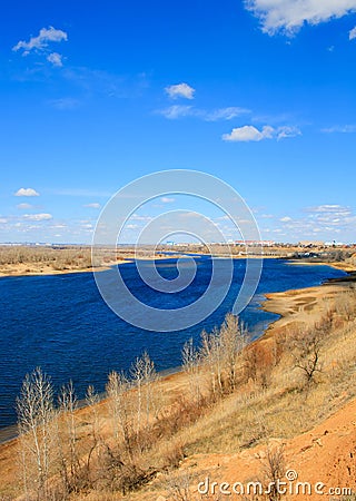 River landscape. Stock Photo