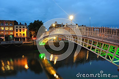 River Liffey in Dublin, ireland Stock Photo