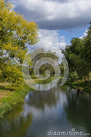 River Loddon,Hampshire, England Stock Photo