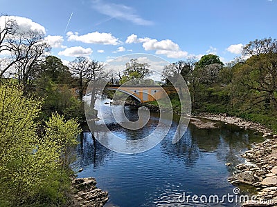 River Lune from Devils Bridge Stock Photo