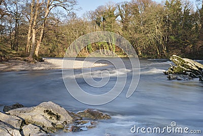 River Lune at Kirkby Lonsdale Stock Photo