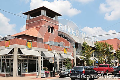 The River Market Building Little Rock Editorial Stock Photo