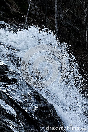 Water and rocks Stock Photo
