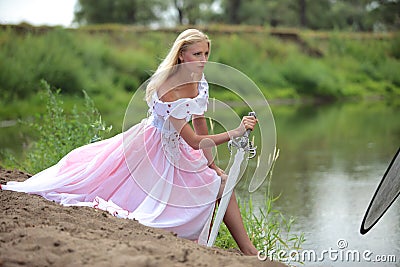 The river nymph Stock Photo