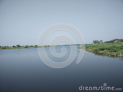 river pan existing in Maharashtra Stock Photo