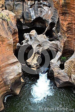 River Potholes Stock Photo