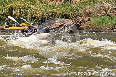 River Rafting Orange River Editorial Stock Photo