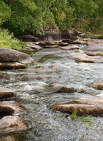 River rapids Stock Photo