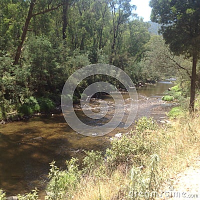 River Rapids. Stock Photo