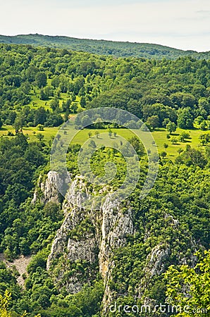 River Resava gorge in east Serbia Stock Photo