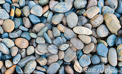 River rocks background Stock Photo