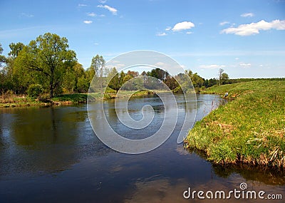 River Ruza Stock Photo