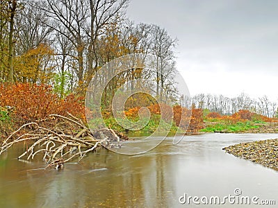 River Schwechat Stock Photo