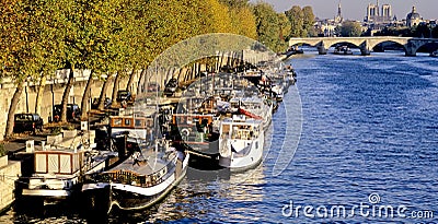 River seine paris Stock Photo