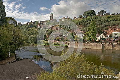 River Severn at Bridgenorth Stock Photo