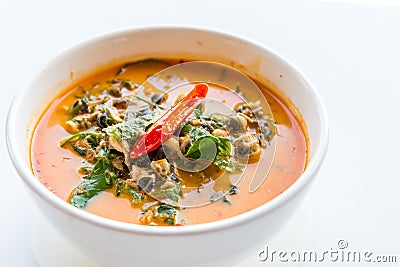 River snail red curry Stock Photo