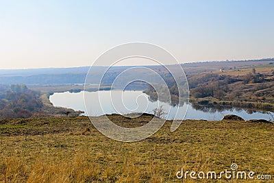 River Southern Bug in Ukraine Stock Photo