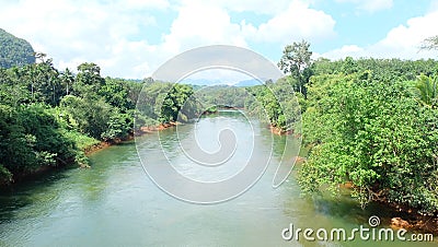 River Surat Thani Stock Photo