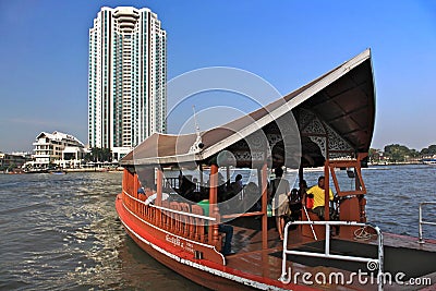 River taxi,Bangkok,Thailand Editorial Stock Photo