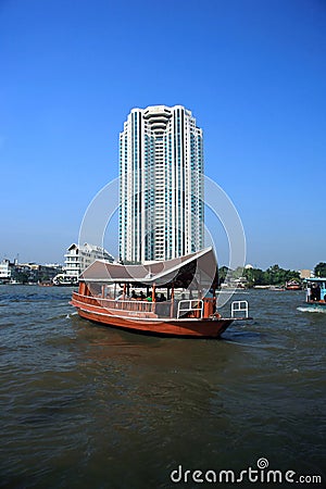 River taxi,Bangkok,Thailand Editorial Stock Photo