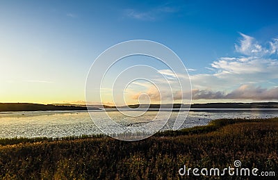 River Tay in Scottish Lowlands Stock Photo