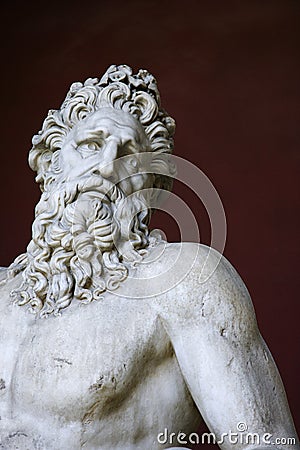 River Tiber sculpture in the Vatican. Editorial Stock Photo