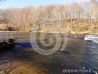 The River Till at Etal, Northumberland UK Stock Photo