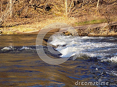 The River Till at Etal, Northumberland UK Stock Photo