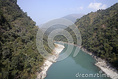 River Tista Stock Photo