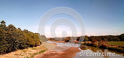 River Tributary in Maguindanao, Philippines Stock Photo