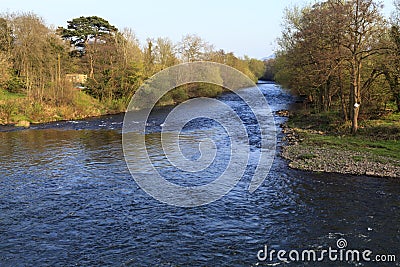 The River Usk Stock Photo