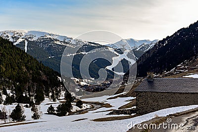 Vall d incles, canillo, andorra Stock Photo