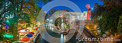 River Walk in San Antonio, Texas Stock Photo