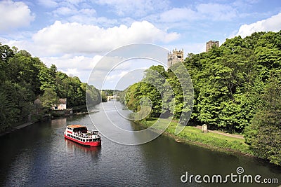 The River Wear at Durham Stock Photo