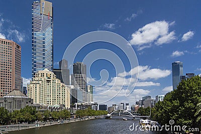 River yarra, Melbourne, Australia Editorial Stock Photo