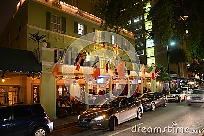 Riverside Hotel on Las Olas Boulevard, Fort Lauderdale Editorial Stock Photo