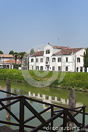 Riviera del Brenta (Veneto, Italy): Historic villa Stock Photo