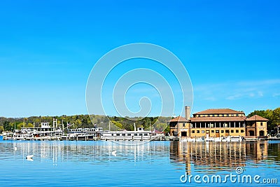 Riviera in Lake Geneva, WI Editorial Stock Photo