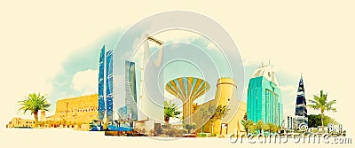 Riyadh Vector Illustration