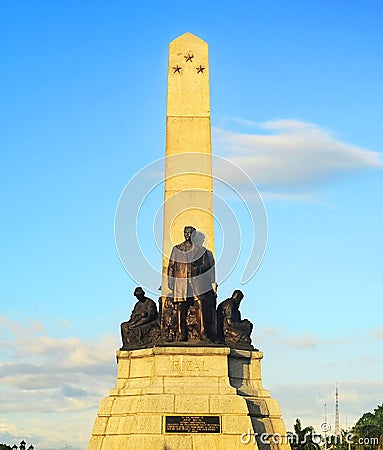 Rizal monument Stock Photo