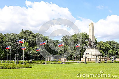 Rizal monument Editorial Stock Photo